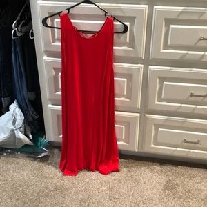 Red dress